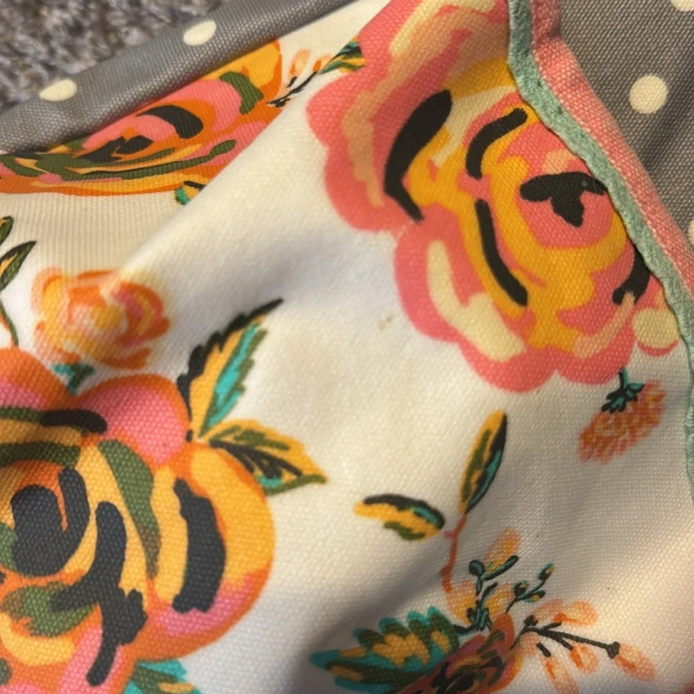 Matilda Jane Diaper Bag Floral and polka dots